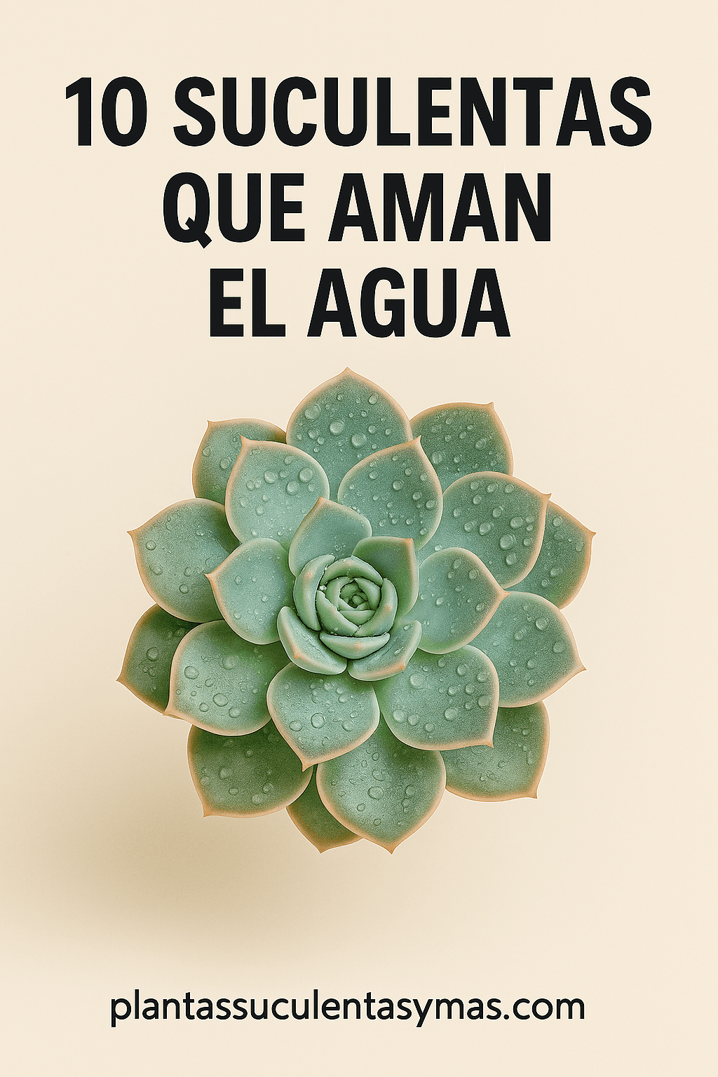 Cover Image for 10 Suculentas que aman el Agua